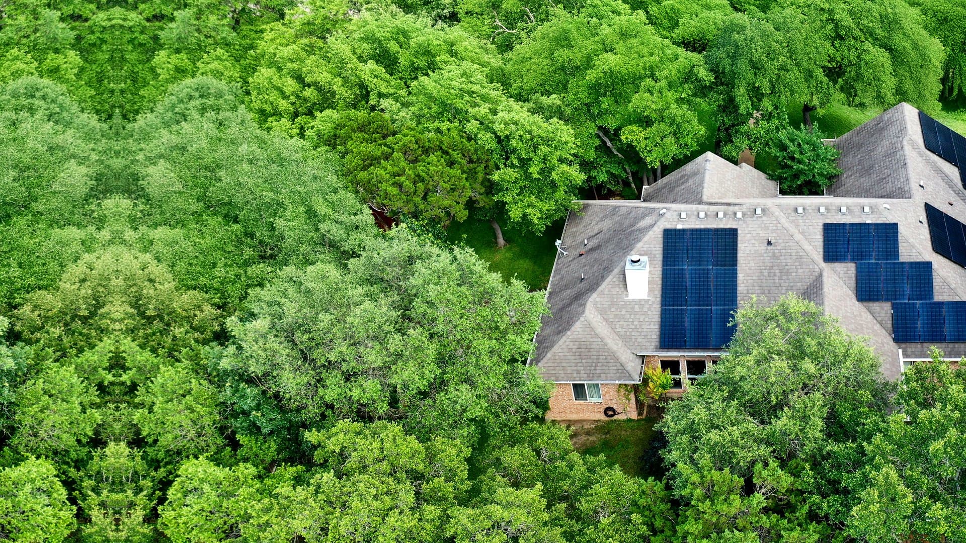 Rooftop solar on a Central Texas home